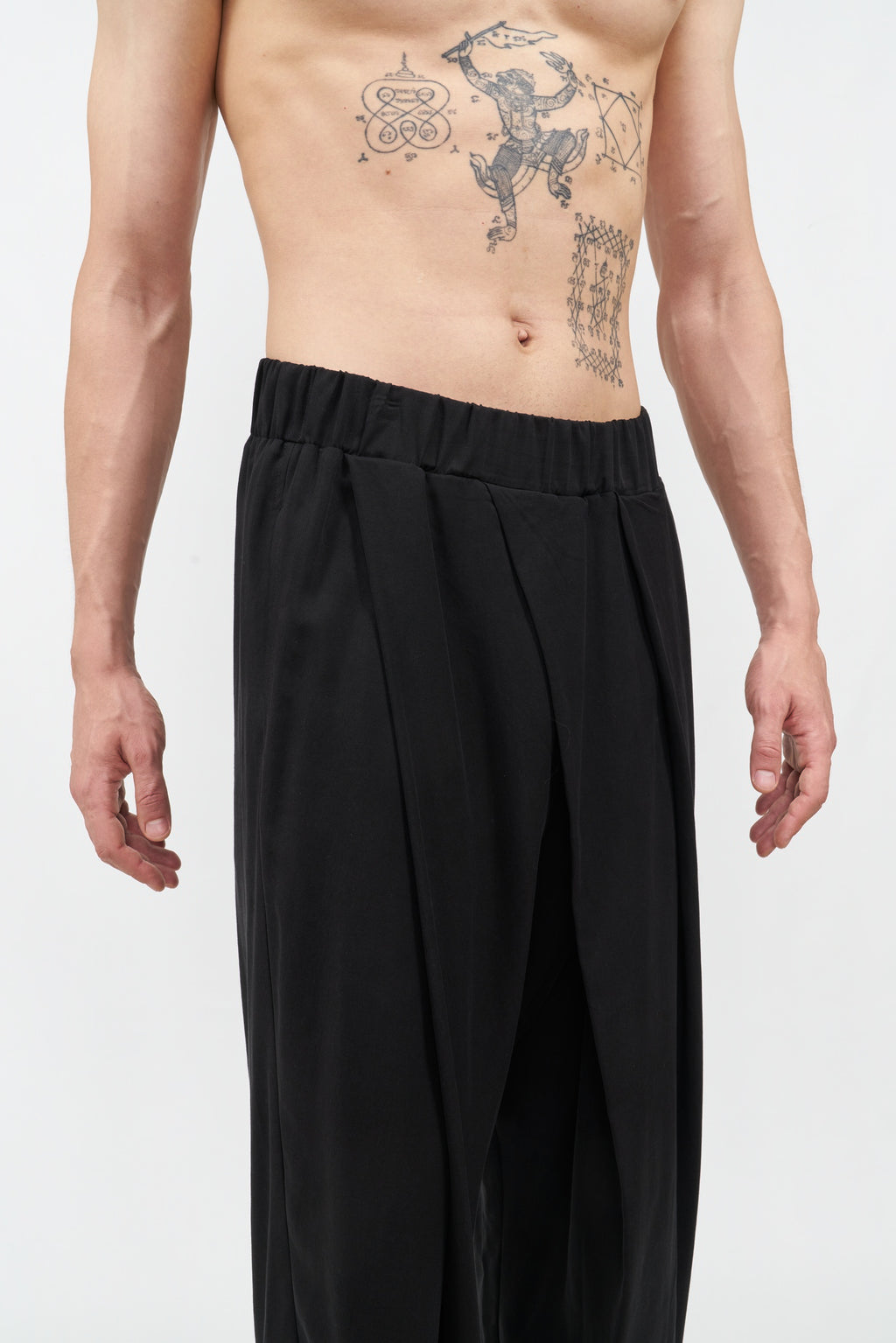 Ejja Design Üç Pileli Yarı Şalvar Pantolon — Samurai