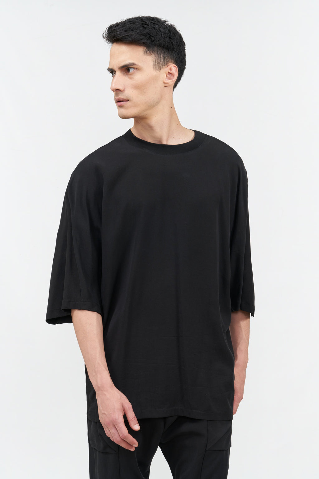 Ejja Design Tencel Yaka Ribanalı Yarım Kol T-Shirt — Inside Colors