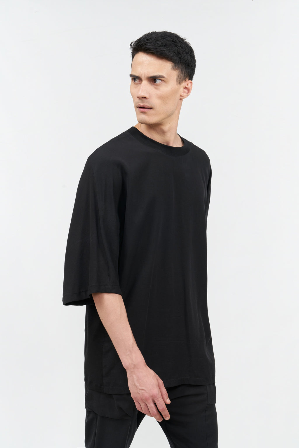Ejja Design Tencel Yaka Ribanalı Yarım Kol T-Shirt — Inside Colors