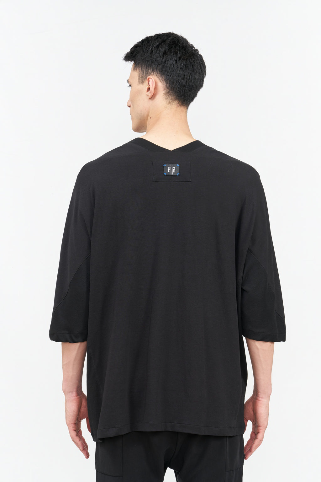 Ejja Design Tencel Yaka Ribanalı Yarım Kol T-Shirt — Inside Colors
