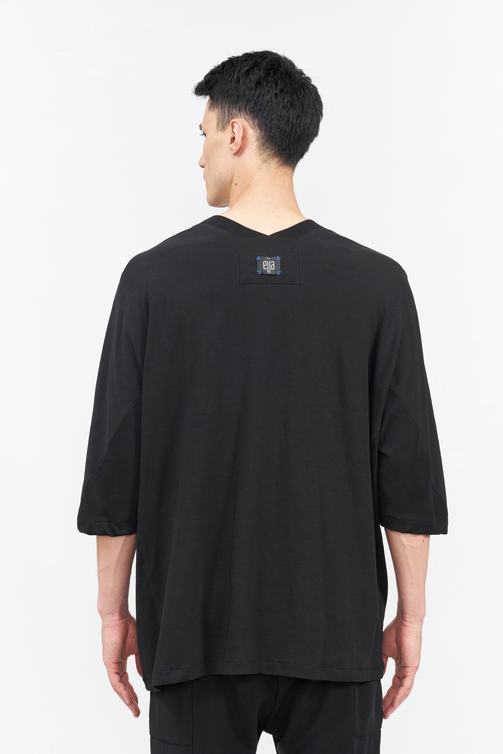 Ejja Design Tencel Yaka Ribanalı Yarım Kol T-Shirt — Inside Colors