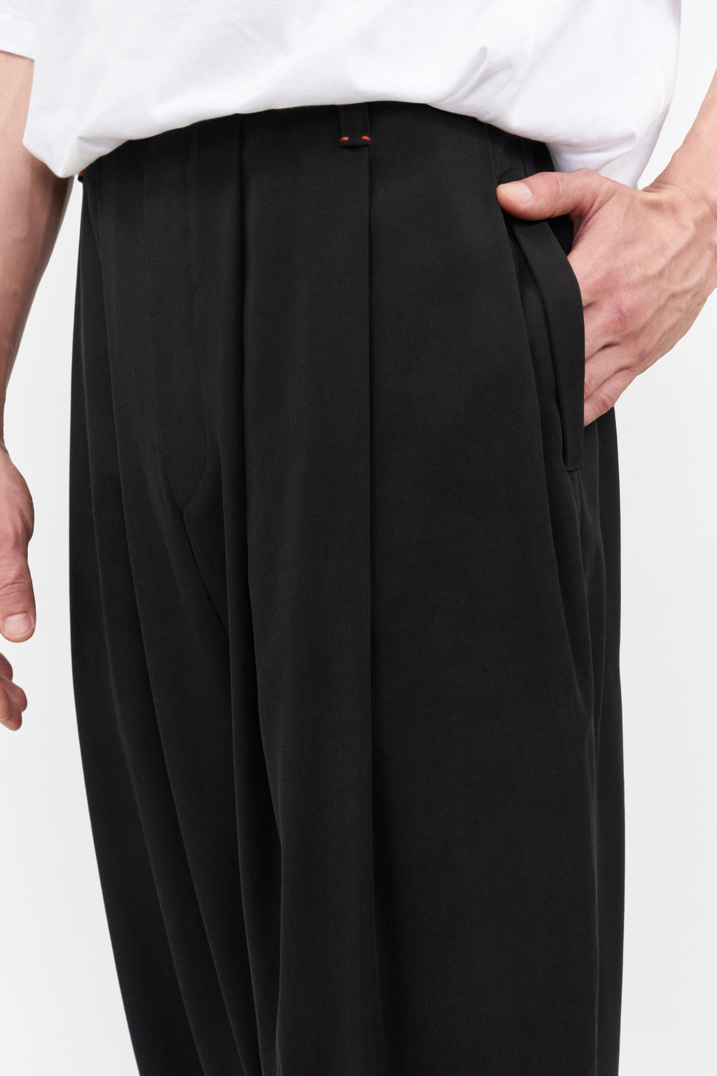 Ejja Design Üç Pileli Duble Paça Retro Tencel Pantolon — Inside Colors