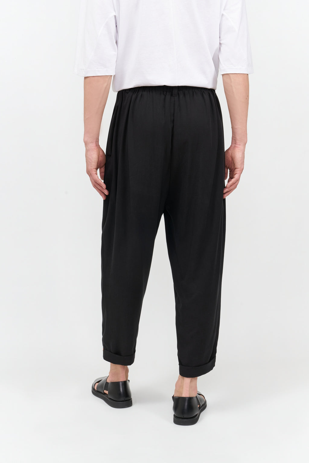 Ejja Design Üç Pileli Duble Paça Retro Tencel Pantolon — Inside Colors