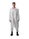 Ejja Design Oversize Dik Yaka Uzun Kol Beli Ayarlanabilir Tencel Trenchcoat — Wabisabi