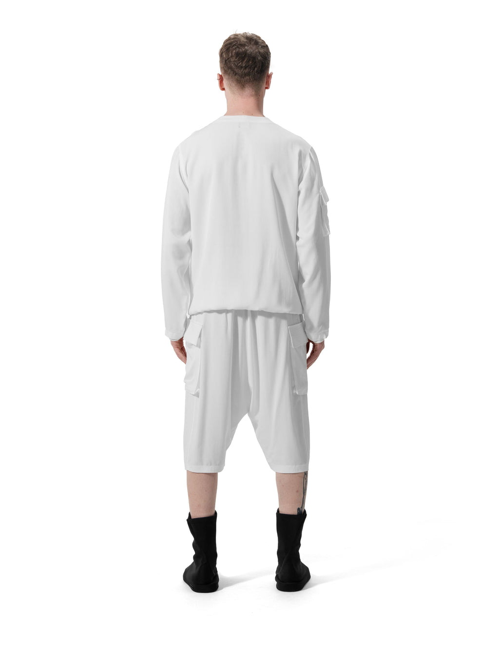 Ejja Design Tencel 6 Cepli Ribana Etekli Uzun Kollu Modern Üst — Wabisabi