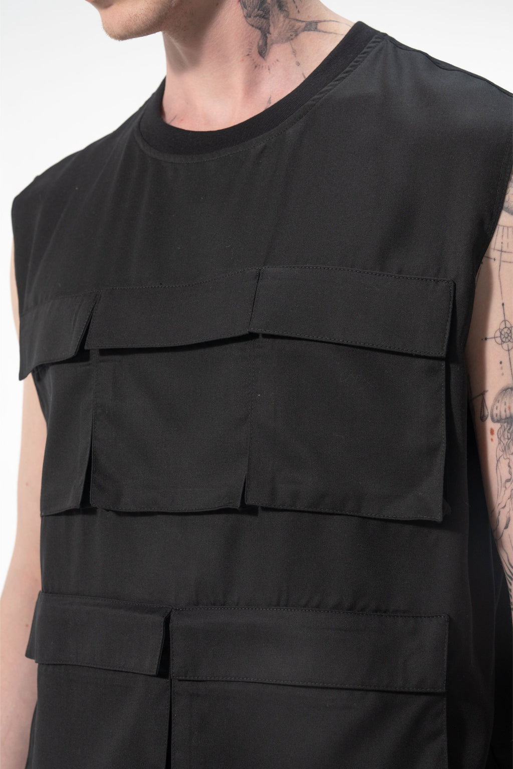 Ejja Design Tencel 6 Cepli Ribana Etekli Uzun Kollu Modern Üst — Wabisabi