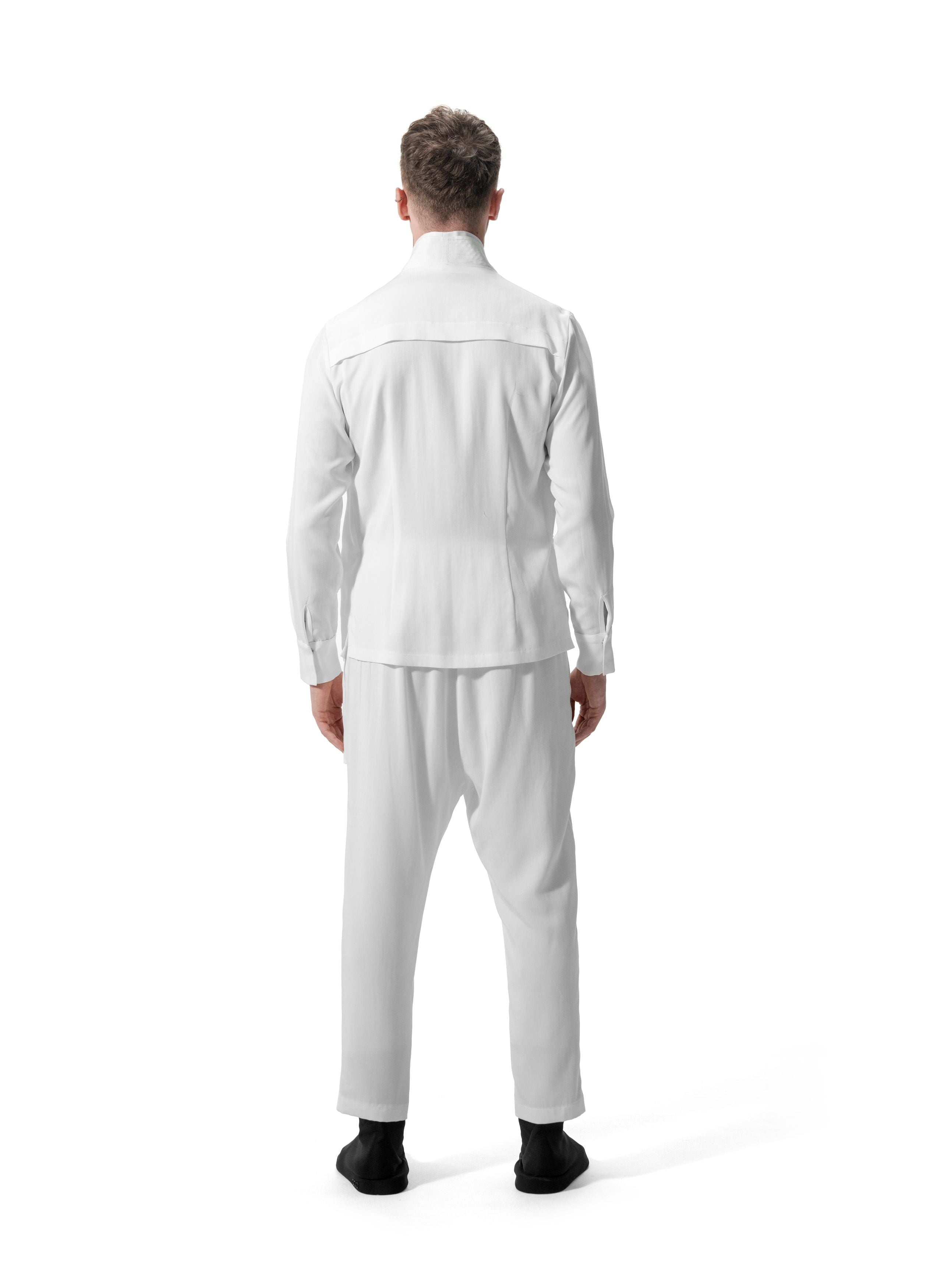 Ejja Design Anvelop kapanışlı dikiş detaylı Tencel gömlek — Samurai
