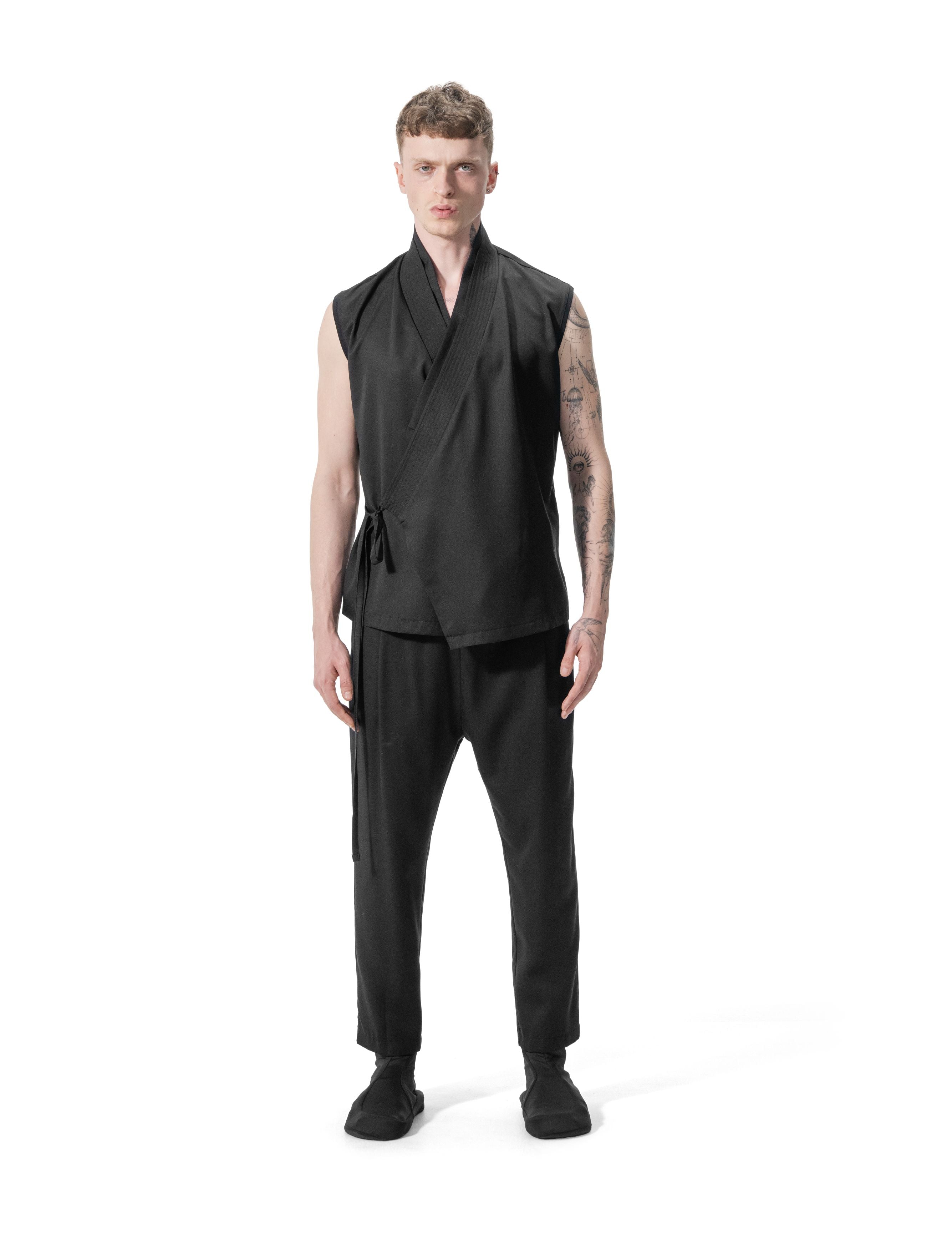 Ejja Design Yaka Fonksiyonlu Anvelop Kolsuz Modern Tencel Gömlek — Samurai