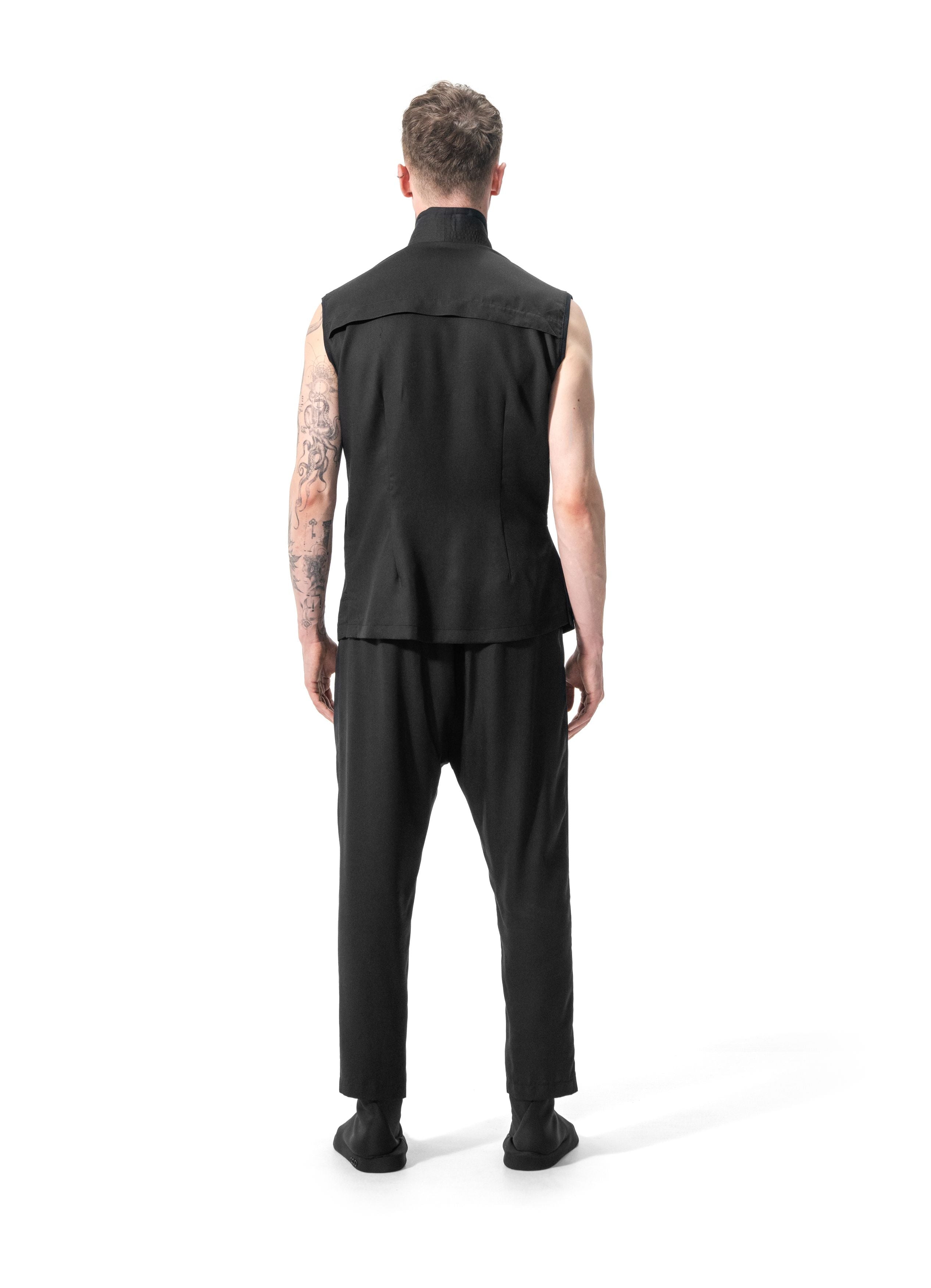 Ejja Design Yaka Fonksiyonlu Anvelop Kolsuz Modern Tencel Gömlek — Samurai