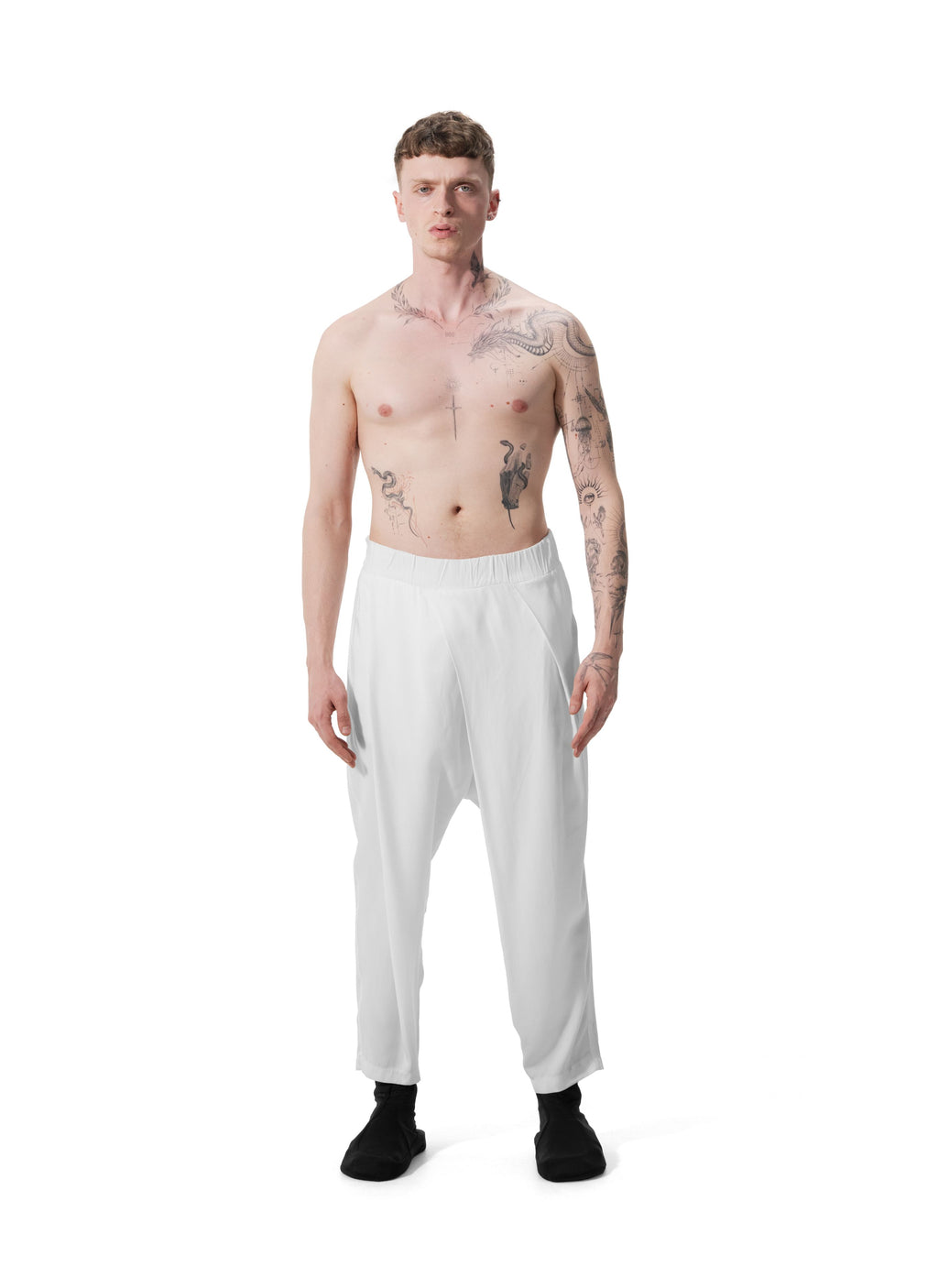 Ejja Design Üç Pileli Yarı Şalvar Pantolon — Samurai