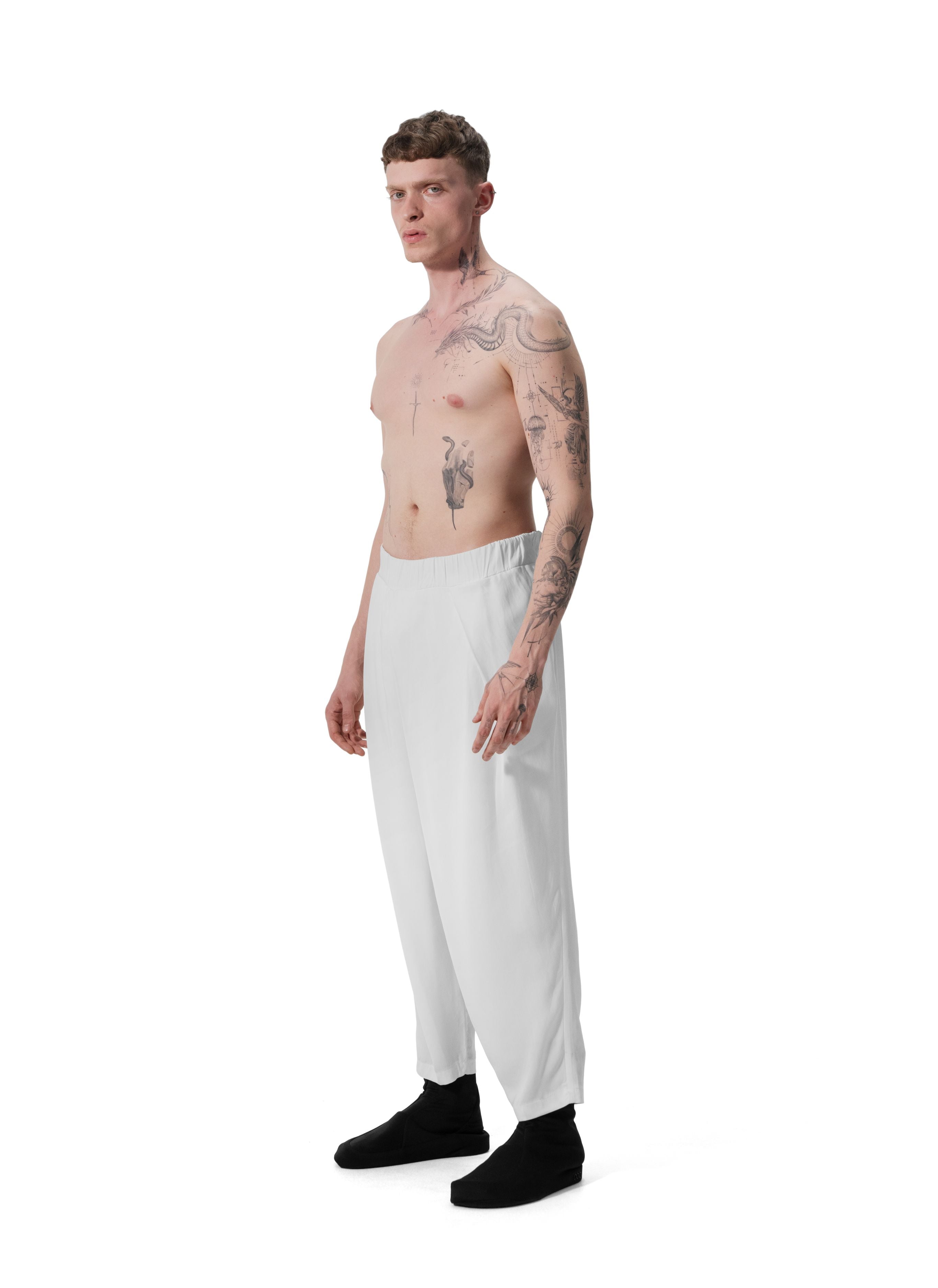 Ejja Design Üç Pileli Yarı Şalvar Pantolon — Samurai