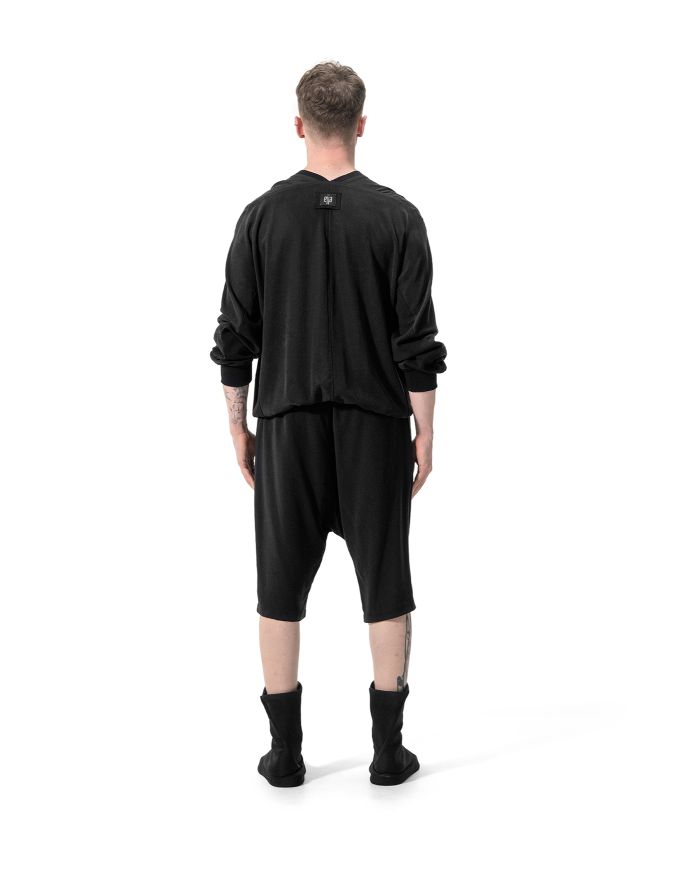 Ejja Design Üç Pileli Yarı Şalvar Tencel Şort — Samurai